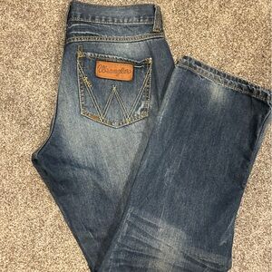 Wrangler Retro Men's Dark Blue Bootcut Jeans